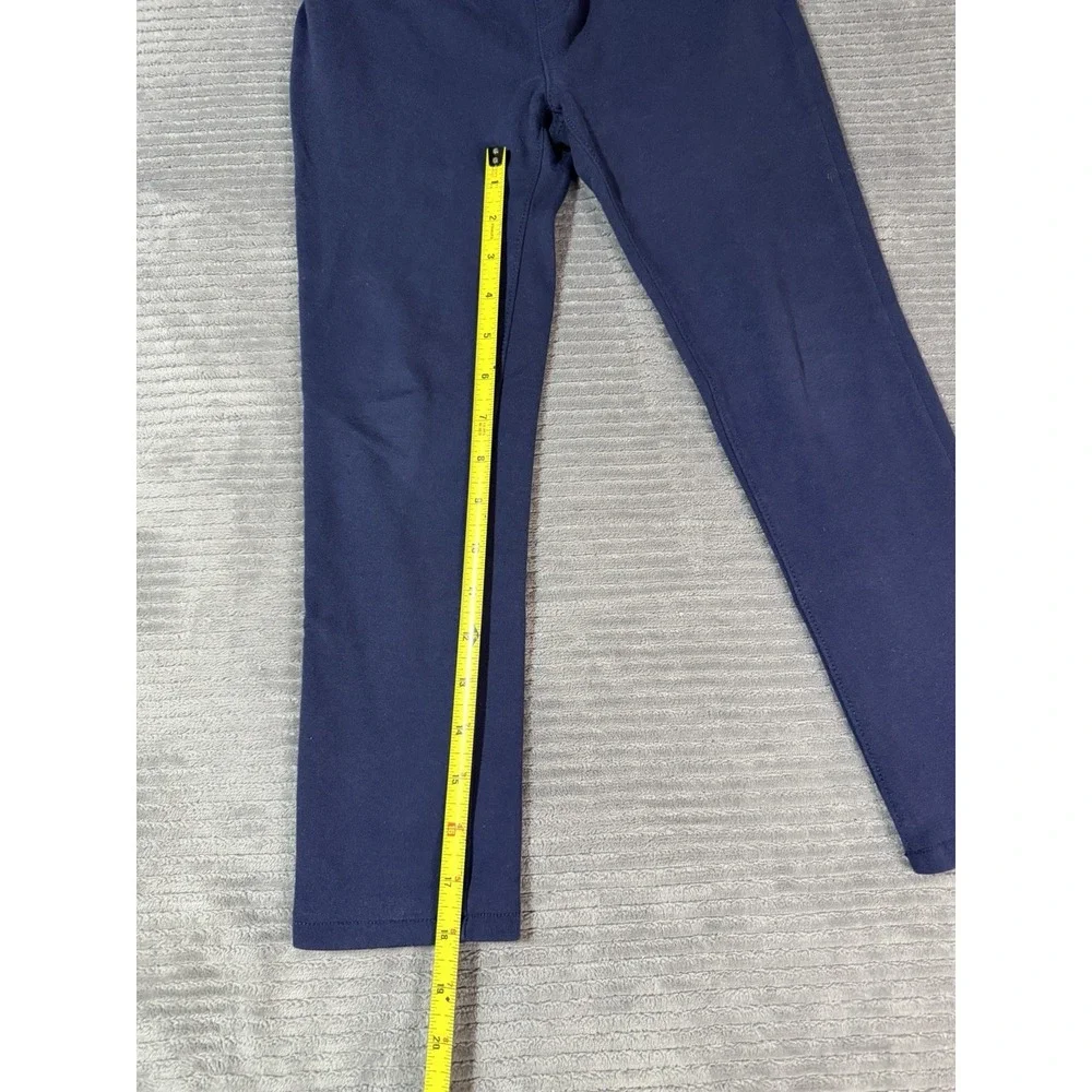 Girls Size 7 Pants Khaki And Dark Blue Lot Of 2